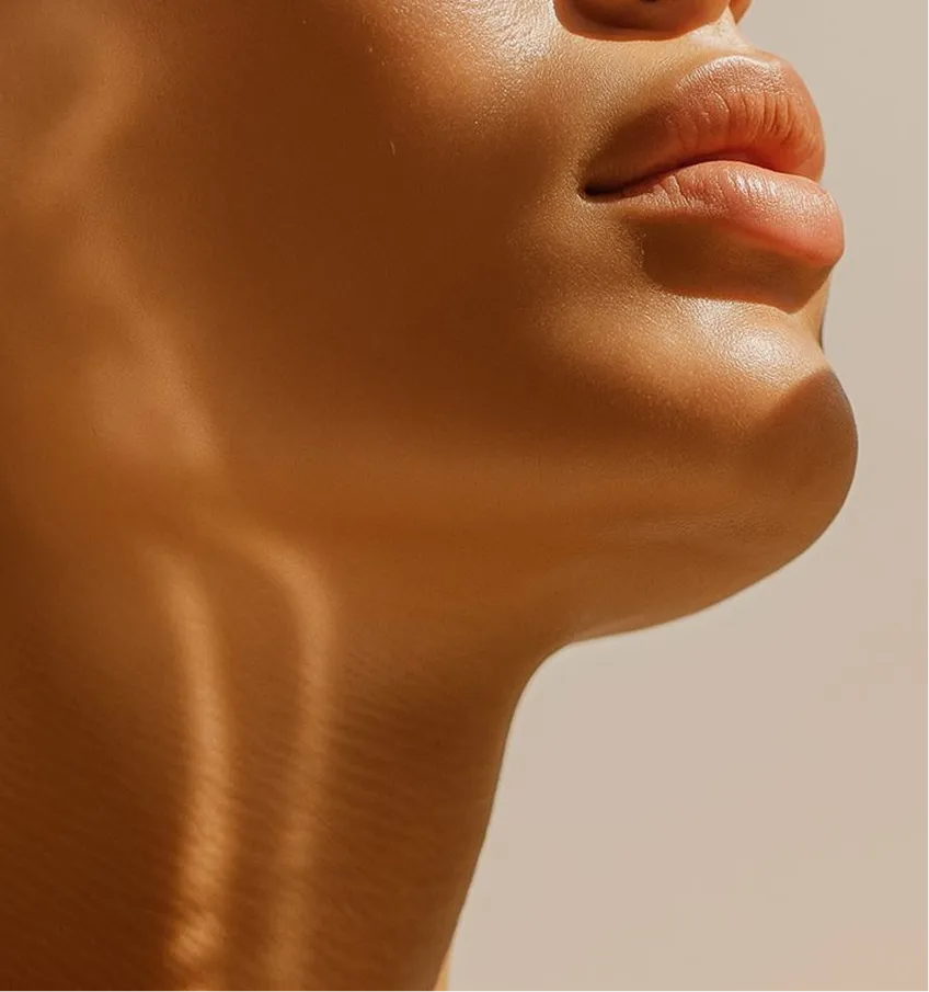 Chin laser hair removal treatment at Elevate Aesthetics